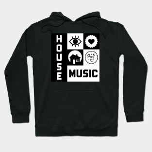 I Love House Music Hoodie